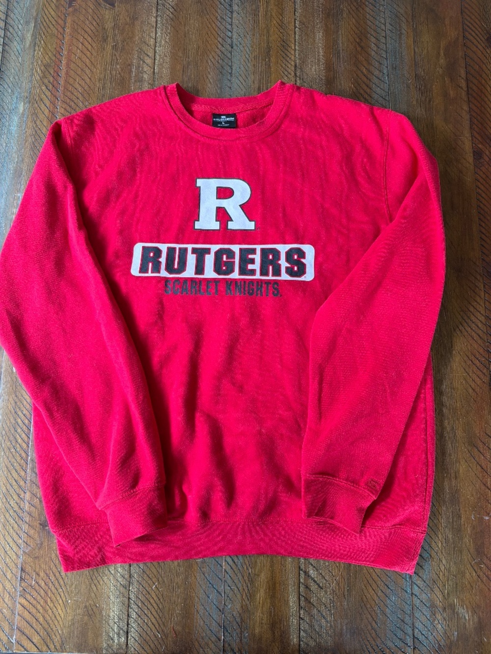 Women’s Rutgers University Graphic Sweatshirt Top Large